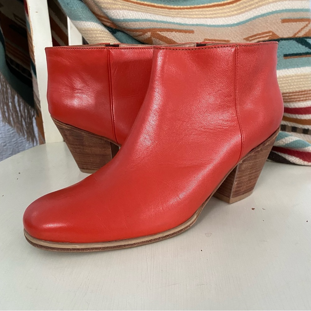 Rachel Comey Mars Orange Booties 9.5